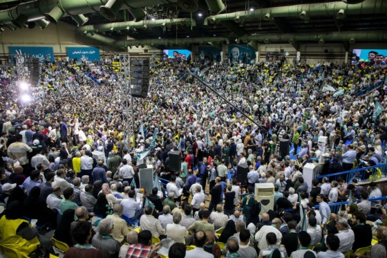گردهمایی انتخاباتی هواداران «مسعود پزشکیان»