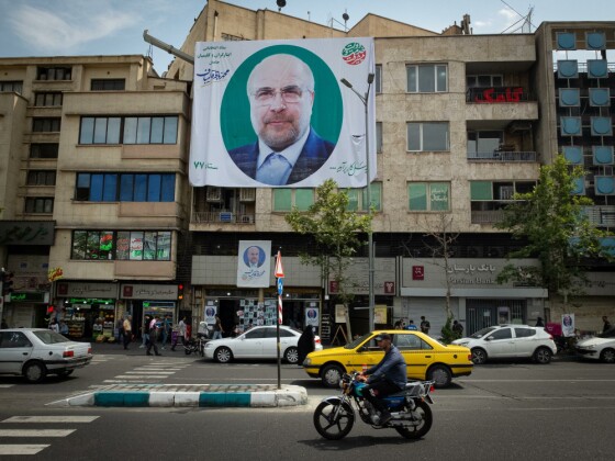 تبلیغات نامزدهای انتخابات ریاست جمهوری در تهران