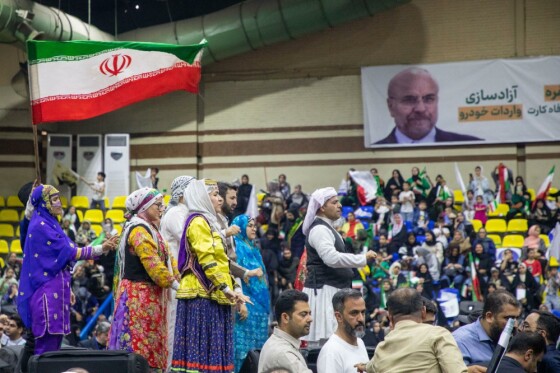 گردهمایی  انتخاباتی حامیان  قالیباف در تهران