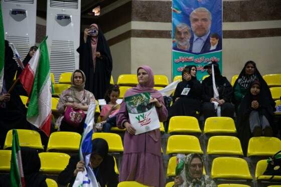 گردهمایی  انتخاباتی حامیان  قالیباف در تهران