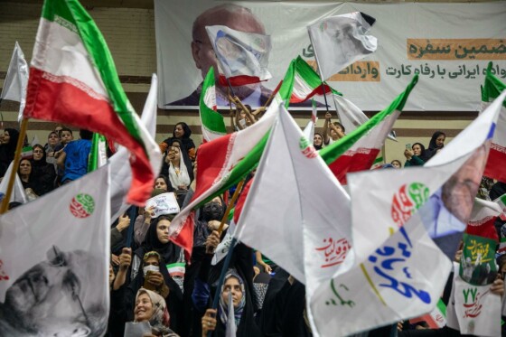 گردهمایی  انتخاباتی حامیان  قالیباف در تهران