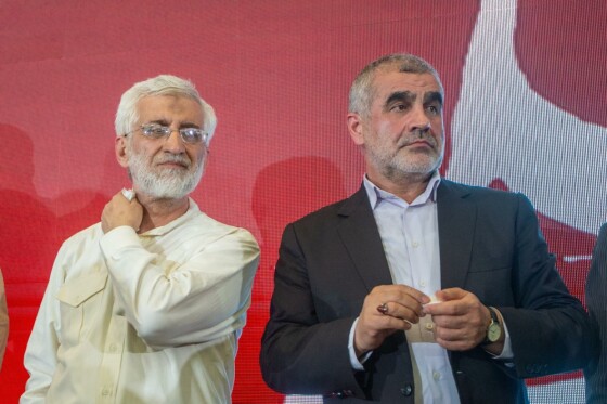 اجتماع هواداران «سعید جلیلی» در مصلی امام خمینی (ره) -۱