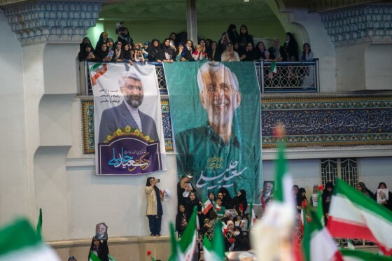 اجتماع هواداران «سعید جلیلی» در مصلی امام خمینی (ره) -۱