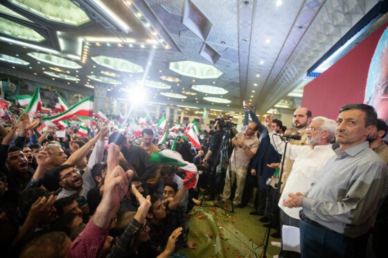 اجتماع هواداران «سعید جلیلی» در مصلی امام خمینی (ره) -۱