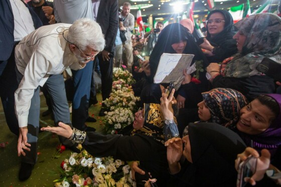 اجتماع هواداران «سعید جلیلی» در مصلی امام خمینی (ره) -۱