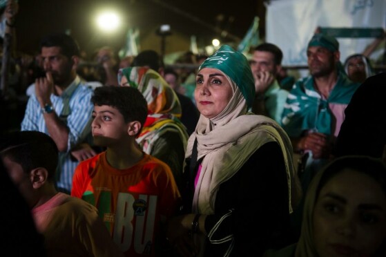 اجتماع هواداران «مسعود پزشکیان» در ورزشگاه حیدرنیا -۲