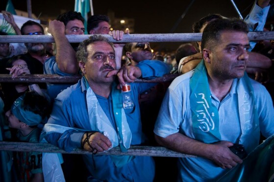 اجتماع هواداران «مسعود پزشکیان» در ورزشگاه حیدرنیا -۲