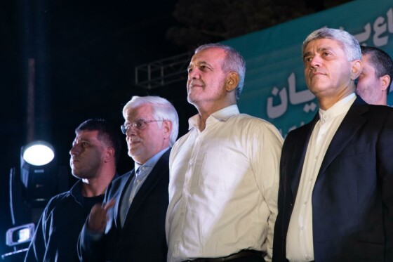 اجتماع هواداران «مسعود پزشکیان» در ورزشگاه حیدرنیا -۱