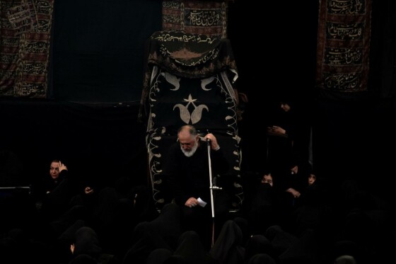 مراسم عزداری حسینی در تکیه سادات اخوی