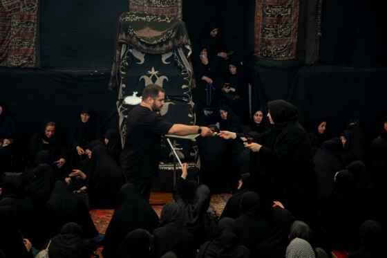 مراسم عزداری حسینی در تکیه سادات اخوی