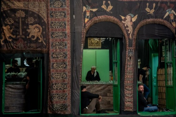 مراسم عزداری حسینی در تکیه سادات اخوی