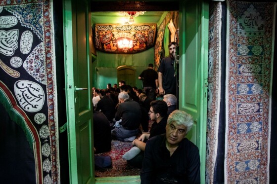 مراسم عزداری حسینی در تکیه سادات اخوی