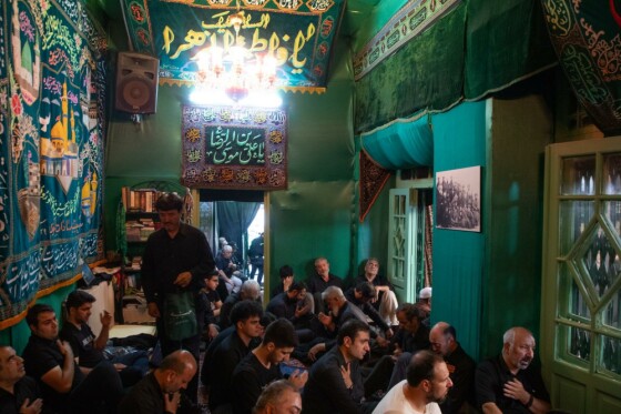 مراسم عزداری حسینی در تکیه سادات اخوی