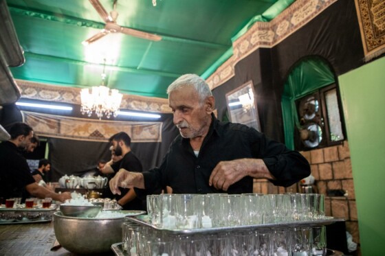 مراسم عزداری حسینی در تکیه سادات اخوی