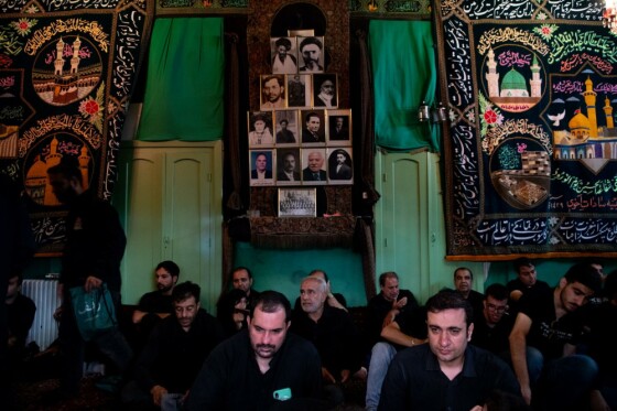 مراسم عزداری حسینی در تکیه سادات اخوی