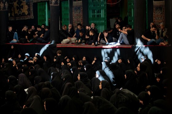 مراسم عزداری حسینی در تکیه سادات اخوی