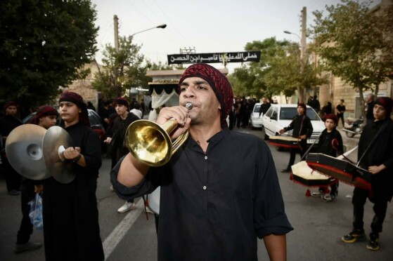 کاروان تعزیه در نوش آباد