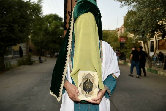 کاروان تعزیه در نوش آباد