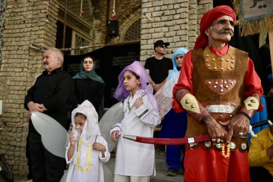 کاروان تعزیه در نوش آباد