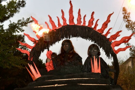 کاروان تعزیه در نوش آباد