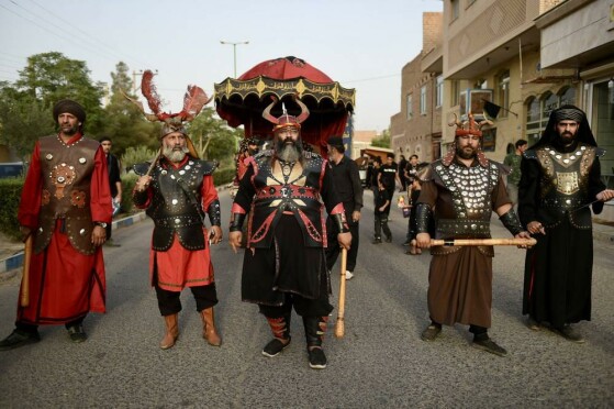 کاروان تعزیه در نوش آباد
