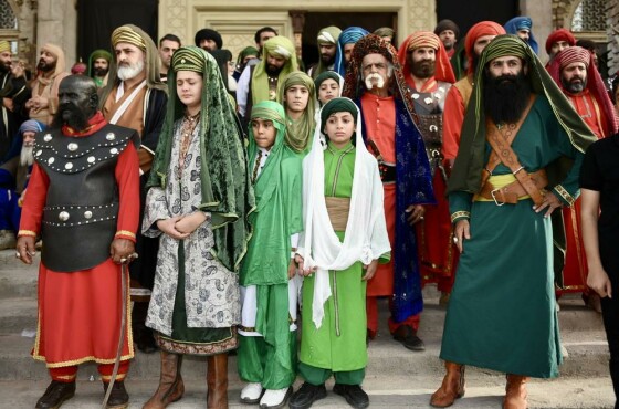 کاروان تعزیه در نوش آباد