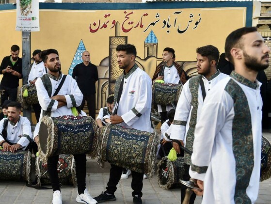 کاروان تعزیه در نوش آباد