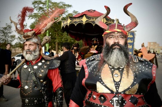 کاروان تعزیه در نوش آباد