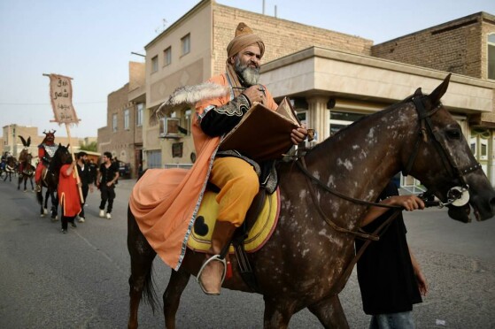 کاروان تعزیه در نوش آباد