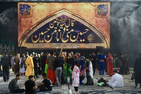 کاروان تعزیه در نوش آباد