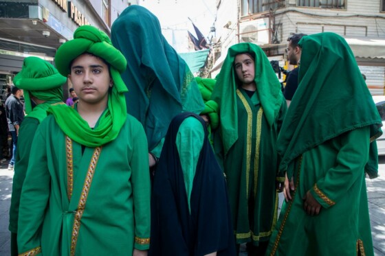 خیمه سوزان ظهر عاشورا - چهارراه گلوبندک تهران