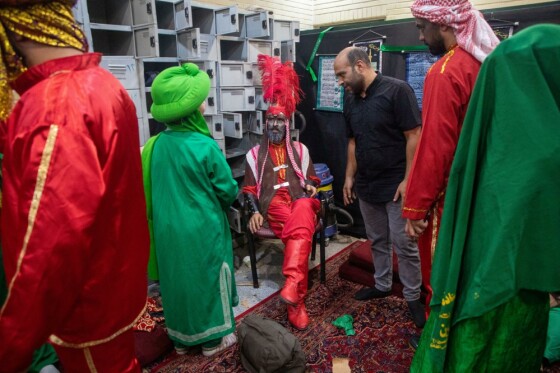 خیمه سوزان ظهر عاشورا - چهارراه گلوبندک تهران