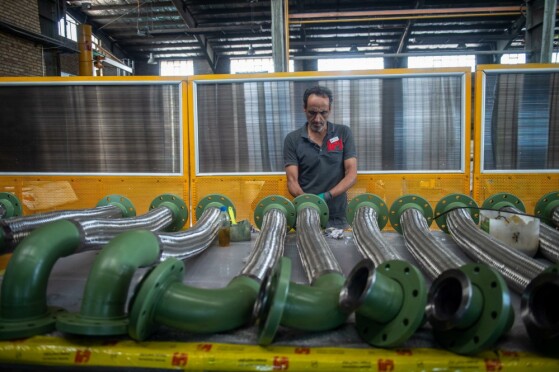 تولید بلوزهای آکاردئونی دما بالا توسط متخصصان صنعت ایرانی