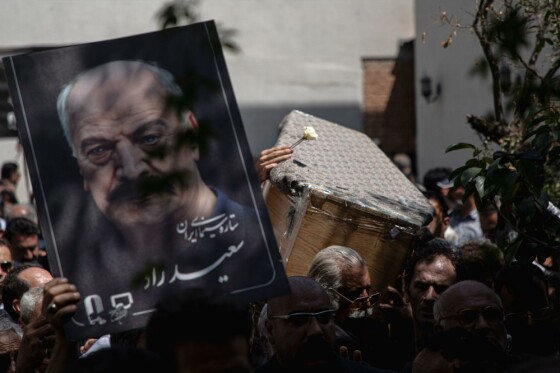 تشییع پیکر «سعید راد»