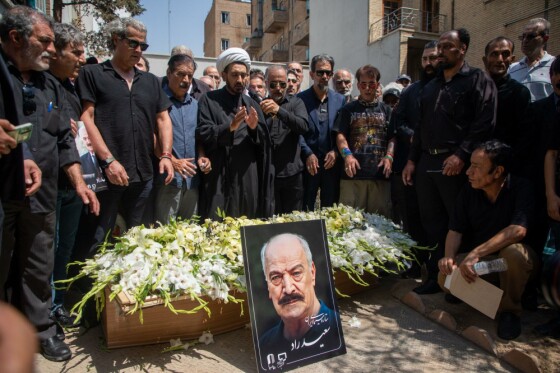 تشییع پیکر «سعید راد»
