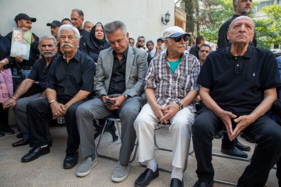 تشییع پیکر «سعید راد»