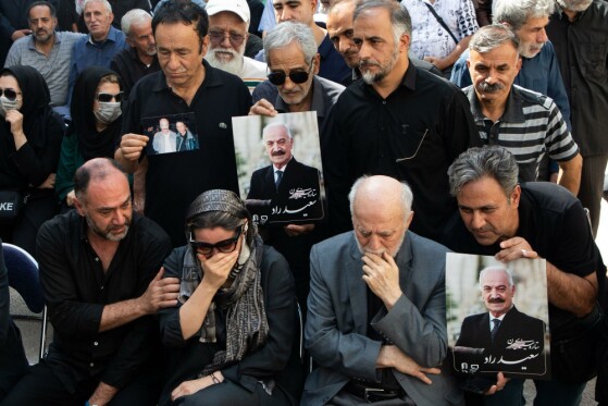 تشییع پیکر «سعید راد»