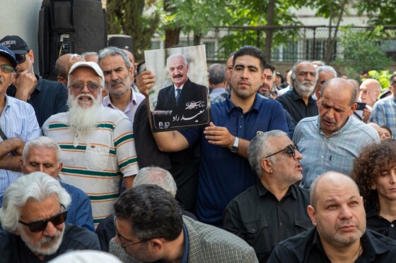 تشییع پیکر «سعید راد»