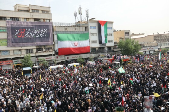 تشییع پیکر اسماعیل هنیه در تهران