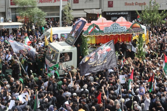 تشییع پیکر اسماعیل هنیه در تهران