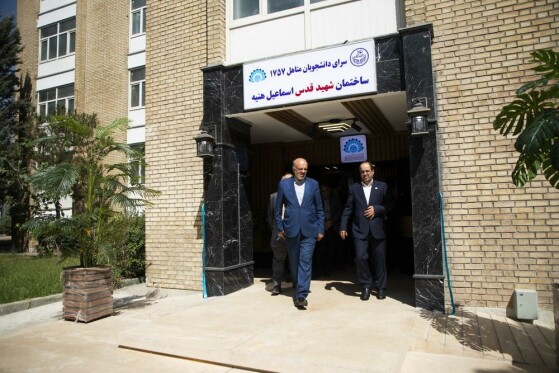 افتتاح طرح های عمرانی دانشگاه تهران