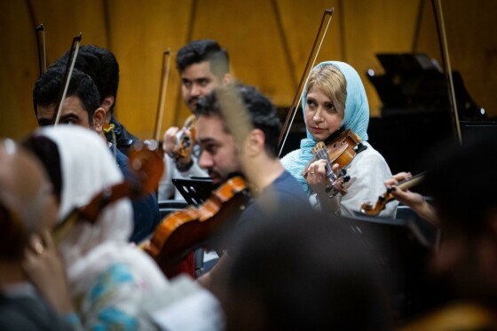 تمرین ارکستر سمفونیک تهران به رهبری آرش گوران
