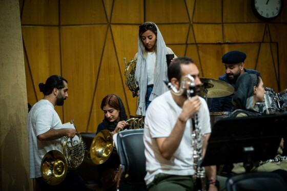 تمرین ارکستر سمفونیک تهران به رهبری آرش گوران