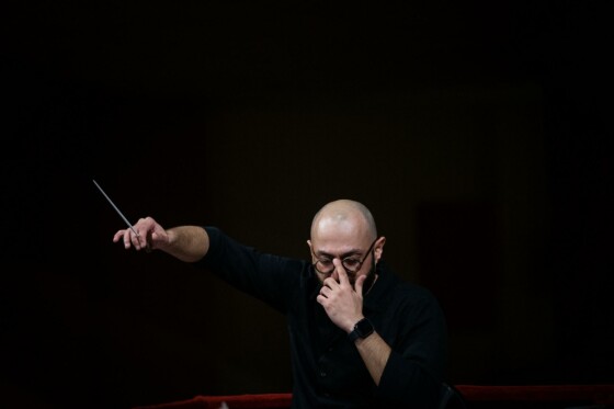 تمرین ارکستر سمفونیک تهران به رهبری آرش گوران