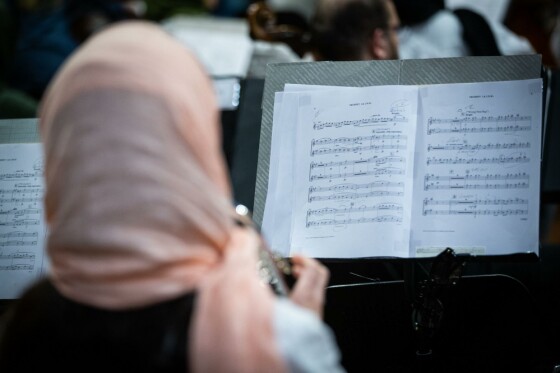 تمرین ارکستر سمفونیک تهران به رهبری آرش گوران