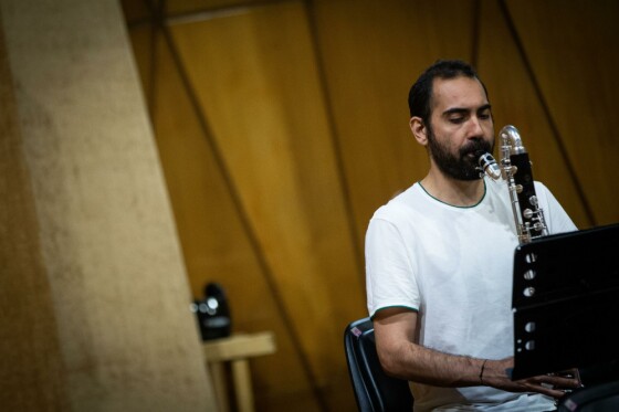 تمرین ارکستر سمفونیک تهران به رهبری آرش گوران