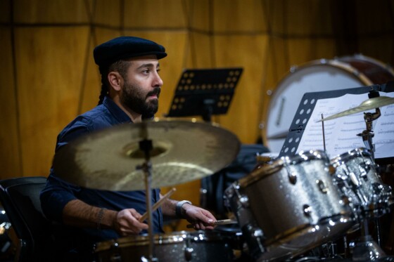 تمرین ارکستر سمفونیک تهران به رهبری آرش گوران