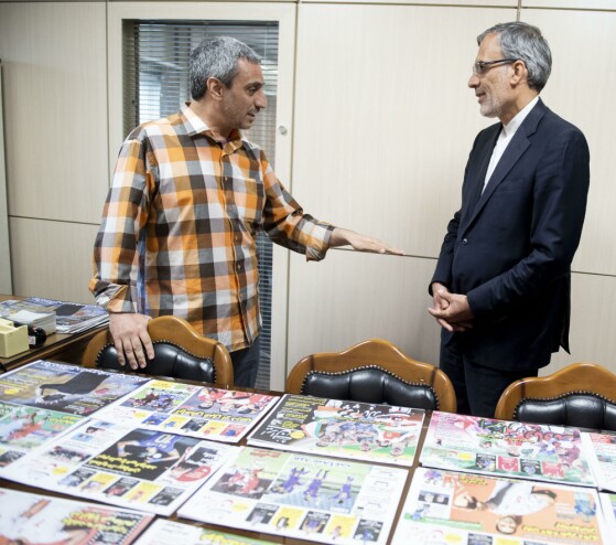 بازدید مدیر عامل خبرگزاری ایرنا از موسسه ایران