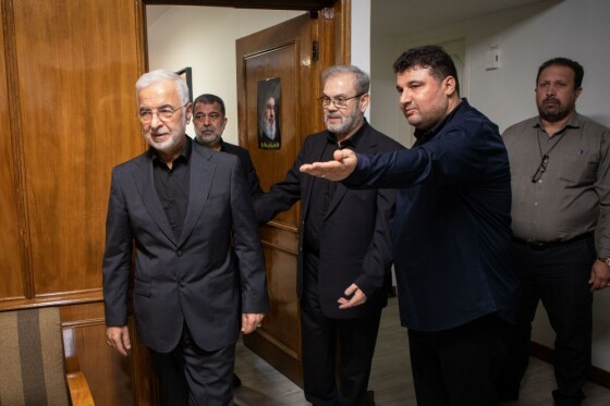 مراسم عرض تسليت شهادت سيد حسن نصرالله در دفتر حزب الله لبنان