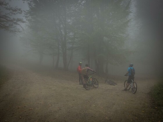 دوچرخه سواری در حاشیه مرداب ”دیوک” مازندران